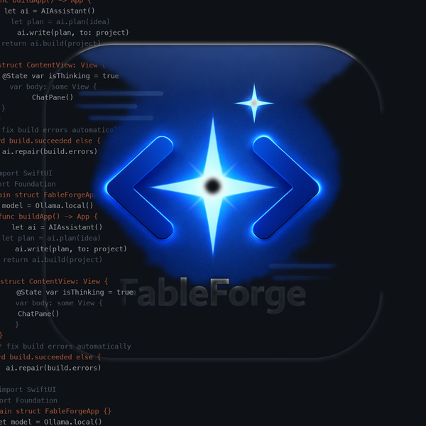 FableForge — AI code editor for Mac